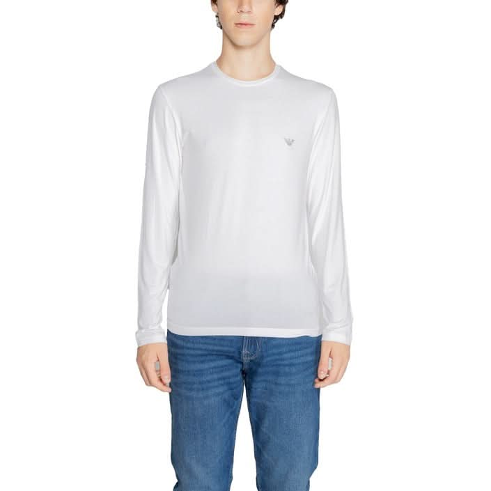 Emporio Armani Underwear T-shirt - Plain white Long Sleeve for Men