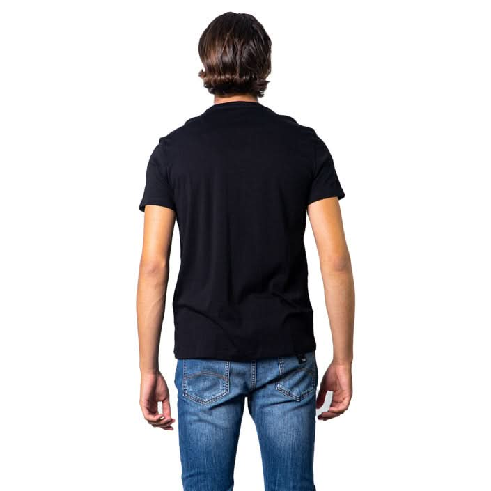 Classic Armani designs never go out of style. Backside for men in black