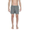 Emporio Armani Underwear Men's Green Swim Shorts - Laced Design