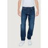 Armani Exchange blue jeans for men with zip and button fastening – Spring/Summer style