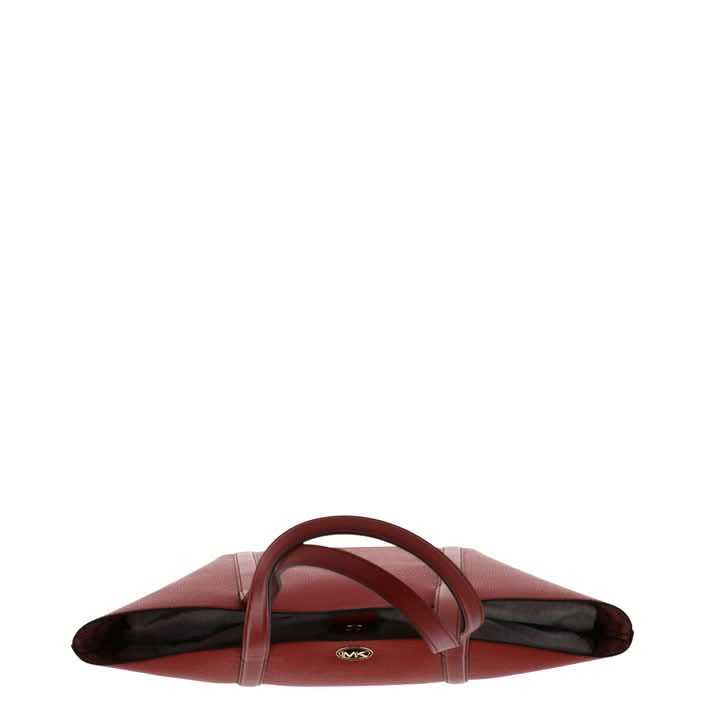 Michael Kors Women’s Handbag in bold red, featuring a spacious interior.