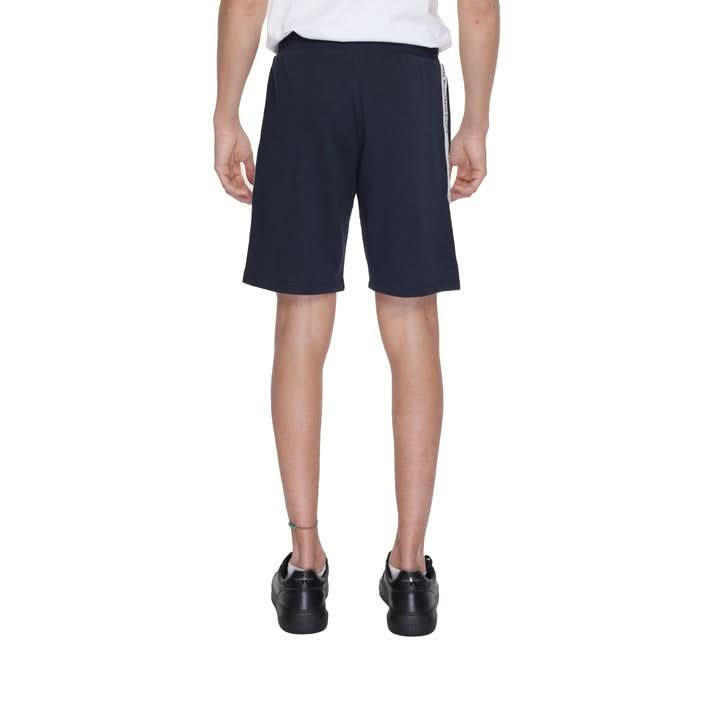 Blue Emporio Armani Shorts for Men - Laced with Front Pockets