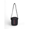 Tommy Hilfiger Men’s Black Printed Shoulder Bag with zip fastening, made from 100% polyurethane.