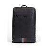 Tommy Hilfiger Men’s Black Plain Rucksack with zip fastening, made from 100% polyurethane.