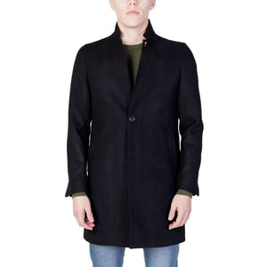 Mulish Men's Black  Coat - Refined Design for Fall/Winter Outerwear