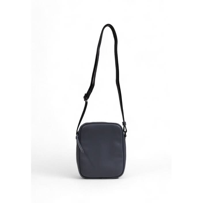 Armani Exchange Men's Shoulder Bag in Blue – Compact 20x16.5x6.5 cm, zip closure, crafted from 100% polyester and polyurethane, Fall/Winter collection available at Poshbro.