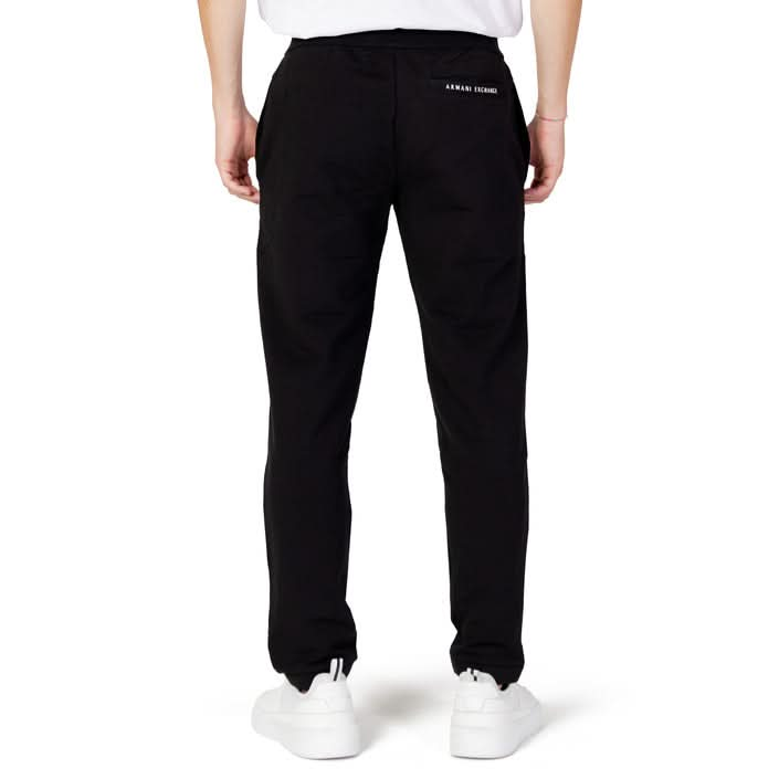 Armani Formal Trousers in black, slip-on design, part of the seasonal collection for Fall/Winter.