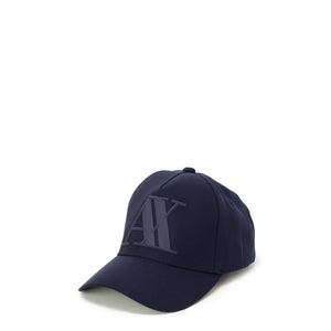 Armani Exchange Blue Cap in 100% elastomultiester, designed for durability and style. Ideal for Spring/Summer wear."