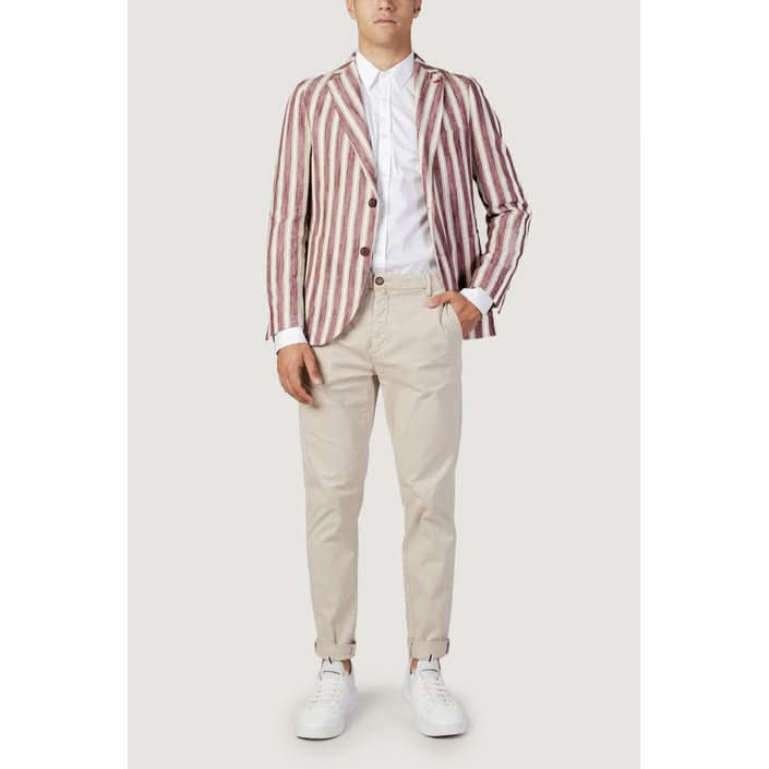 Mulish Men's Blazer - Breathable Linen and Cotton Blend for Spring/Summer