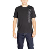 Calvin Klein Sport Men's Plain Black T-shirt - Front View