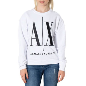 Elevate your look with the Armani Exchange Women’s White Sweatshirt. This chic, printed cotton piece brings New York sophistication to your wardrobe. Shop now at Poshbro for a touch of effortless elegance.