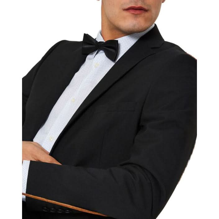 Classic black tie for men by Selected, perfect for formal and business wear.