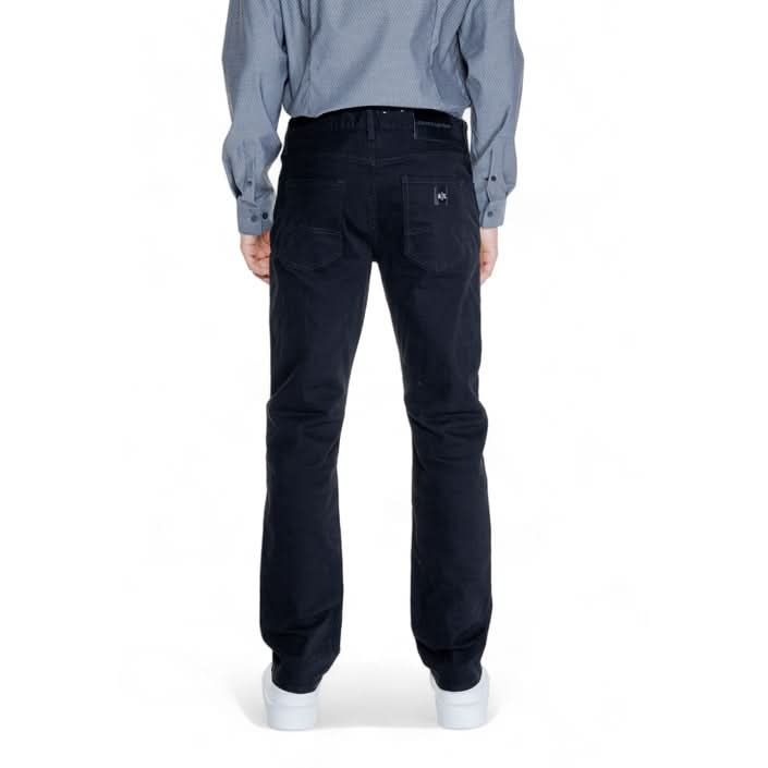 Armani combo:  sneakers, Black luxury trousers and smooth shirt!