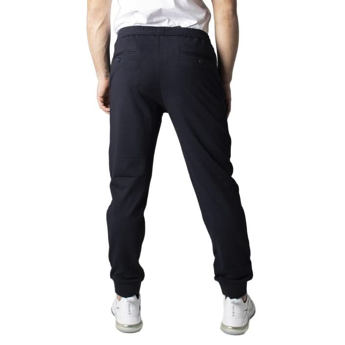 Premium Armani men's trousers - blue, slim fit design