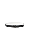 Armani Exchange Women’s Black Belt with buckle/bow fastening, 100% polyester. Chic accessory for Spring/Summer. Shop the best Armani deals for women at Poshbro.

