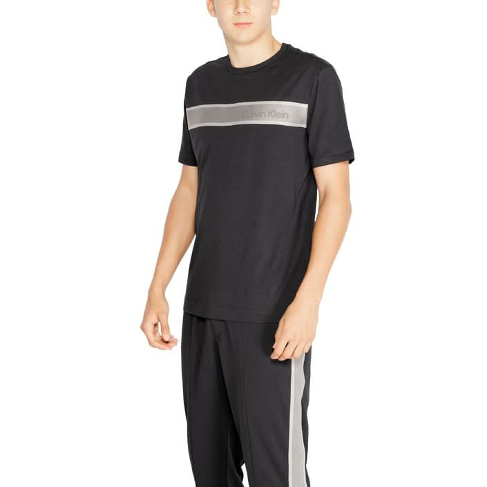 Calvin Klein Sport Men's Cotton T-shirt in Black - Round Neck