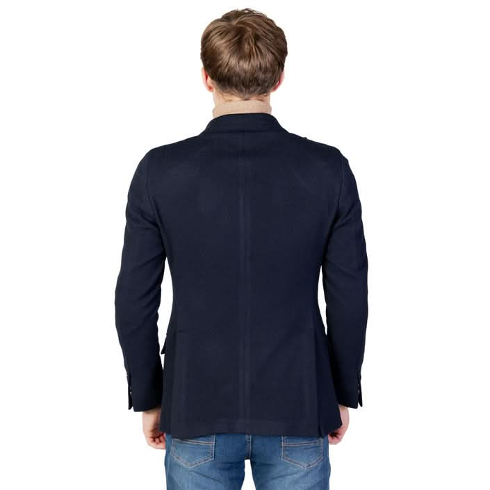 Mulish Blue Blazer for Men - Button Fastening and Comfortable Stretch