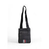 Tommy Hilfiger Men’s Black Shoulder Bag with zip fastening, made from 100% polyurethane.
