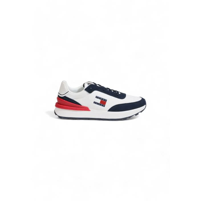 Tommy Hilfiger Men’s Blue Sneakers with lace-up fastening, made from 100% polyester.