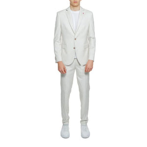 Mulish Men's white Suit - Sophisticated Spring/Summer Formalwear