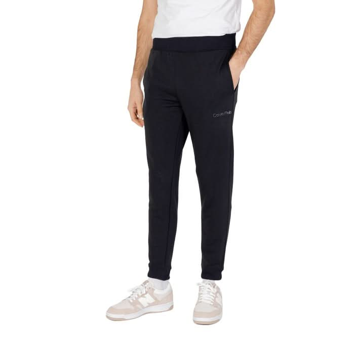 Calvin Klein Sport Men's Lightweight Black Trousers with Front Pockets