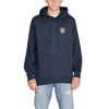 Tommy Hilfiger Men’s Blue Plain Sweatshirt with hooded collar and long sleeves, made from 100% cotton.