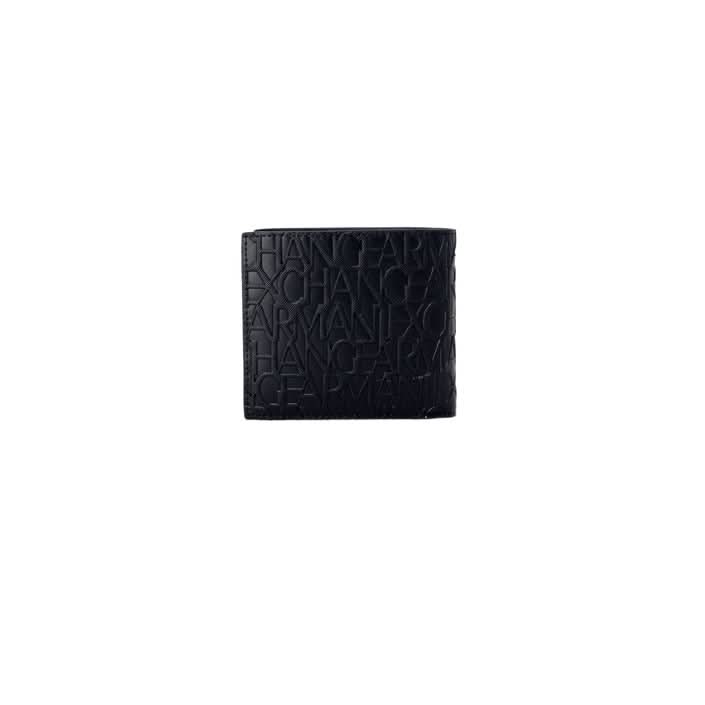 Slim black men’s wallet by Armani Exchange – 9.5x10.5x1.5 cm