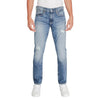 Tommy Hilfiger Men’s Blue Jeans with zip and button fastening, made from a cotton-lycra blend.