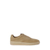 Tommy Hilfiger Men’s Beige Leather Sneakers with lace-up fastening, made from 100% leather.