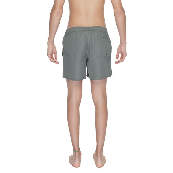 Men's Green Emporio Armani Swimwear - Front Pocket Swim Shorts