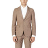 Mulish Men's Brown Blazer - Front View with Lapel Collar